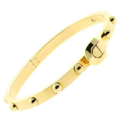 louis vuitton bracelet gold leather|louis vuitton leather bracelet women's.